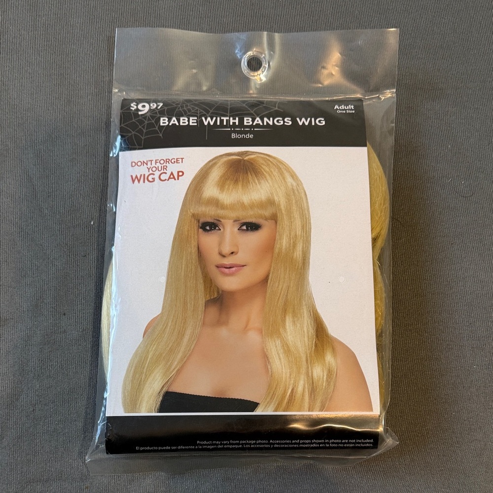 Babe Blonde Wig with Bangs